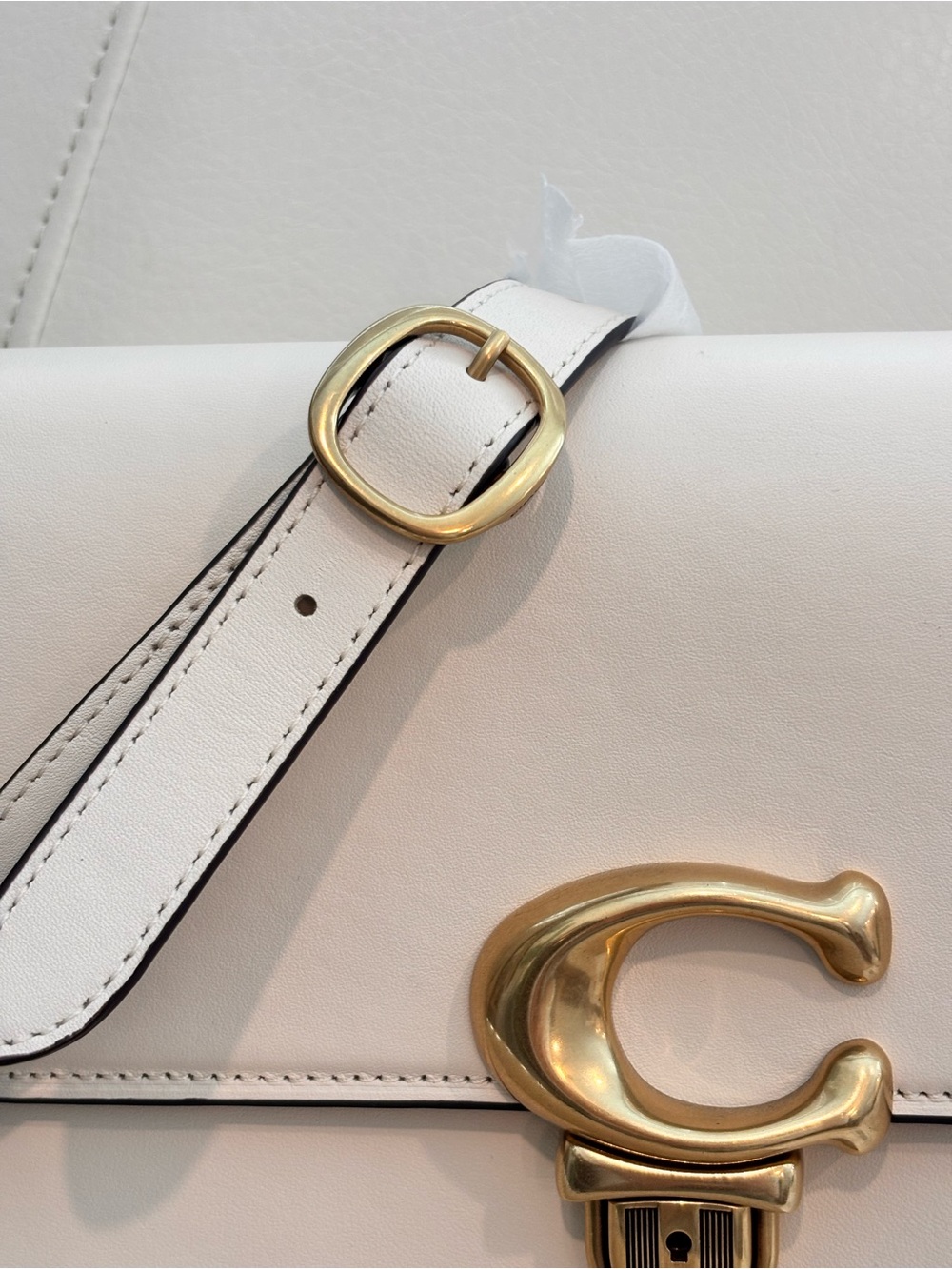 COACH Studio Chalk White Crossbody Shoulder Bag NWT $450+ - Picture 3 of 16
